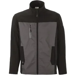 Stretch-Hybridjacke "Norit" - 50 - schiefer/schwarz