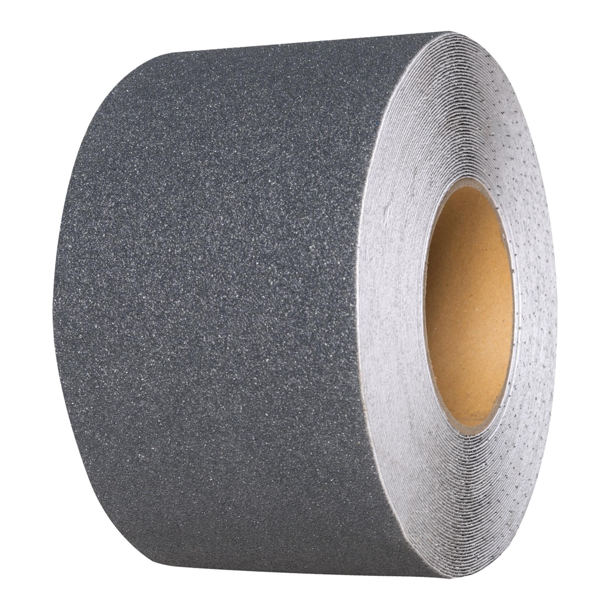 Moravia Antirutsch-Belag selbstklebend auf Rolle, grau, 100 mm x 18,3 m, 265.19.012)