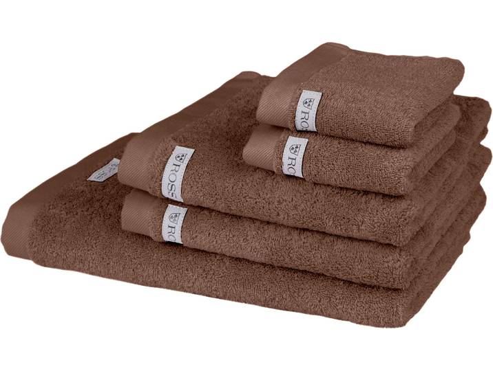 Handtuch Set ROSS Sinfonie , grau (taupe), 5 Stk., Frottier, Frottier, Obermaterial: 100% Baumwolle, Handtuch-Sets, Handtuch Set, beinhaltet Handtücher, Badetuch und Gästetücher