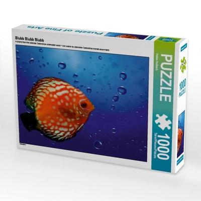 CALVENDO Puzzle Blubb Blubb Blubb | 1000 Teile Lege-Größe 64x48cm Foto-Puzzle für glückliche Stunden