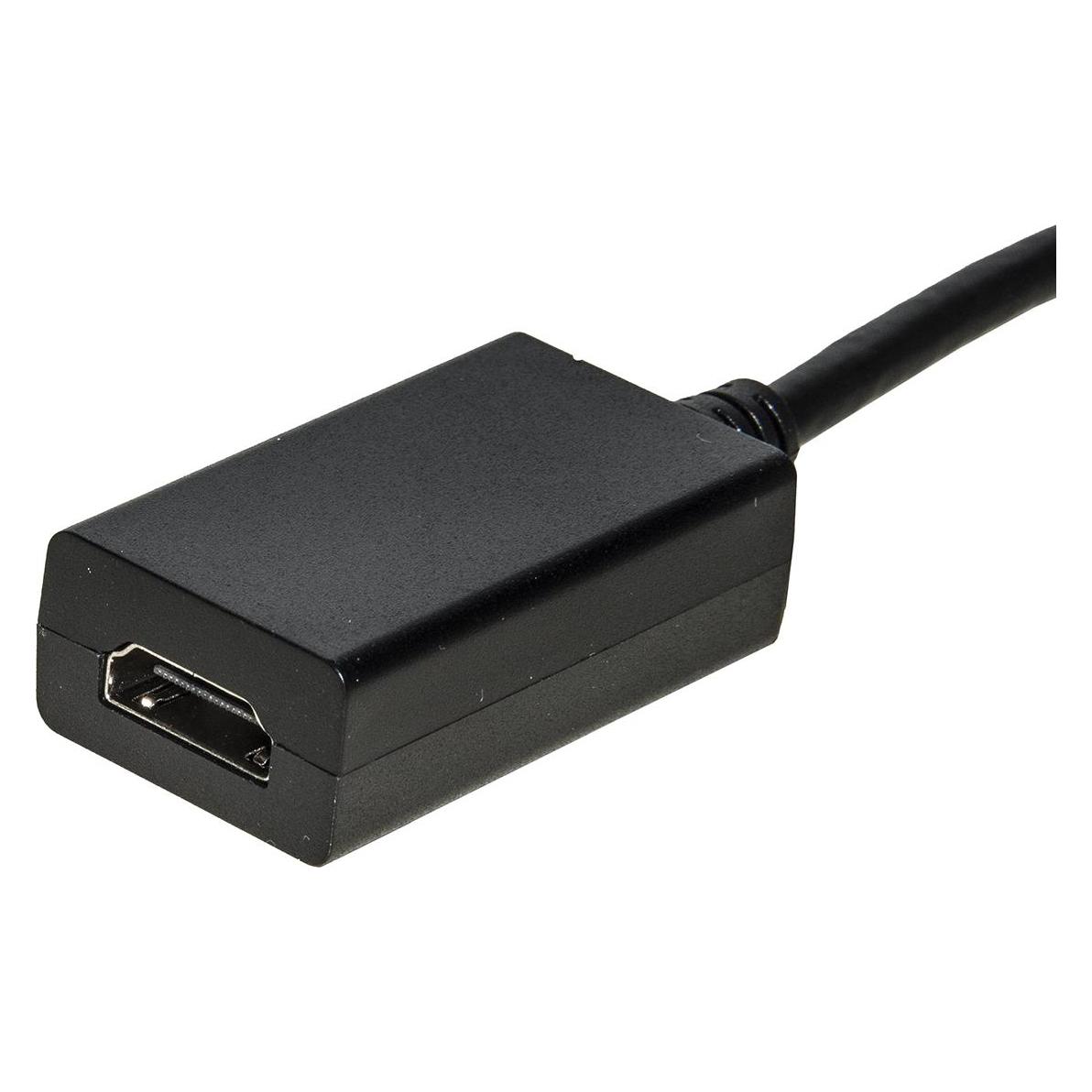 Link Zubehör LKADAT123 0,15 m Mini DisplayPort HDMI Schwarz (Mini DP, HDMI) (LKADAT16N)