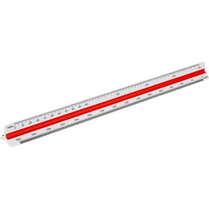 Rumold Dreikantmaßstab DUO 1555/6/30, 30cm, Vermessung, Kunststoff, Teilung 1:500 bis 1:2500