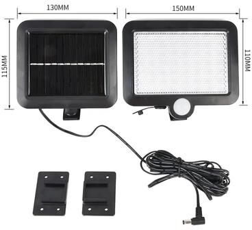 Inspire Curations SolarMax 106LED Split Solar Motion Sensor Light Waterproof Outdoor Wall Security Lamp solar Wall Lamp