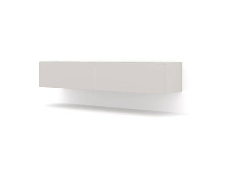 BIM Furniture Bingo-Wand-TV-Schrank, 160 cm, mit 2 Klapptüren - Kaschmir Bim Furniture - ref. 5903769741694 - 5903769741694 - Grau