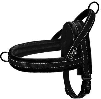 Uplift Picks No Pull Reflective Nylon Dog Harness Padded Vest black l