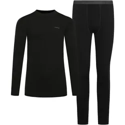 Viking, Herren, Funktionsshirt, Meriboo Herren-Unterwäsche-Set aus Merinowolle (XL), Schwarz