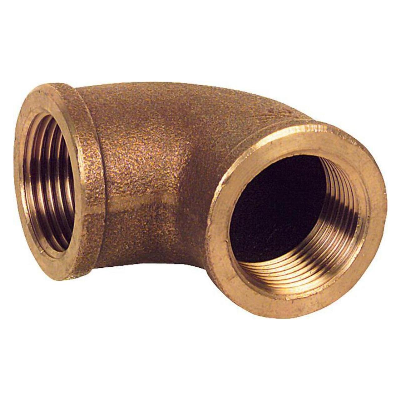 Viega Vinkel 1 1/2" rødgods 90 grader muffe/muffe (Winkelverbindung) (269197)