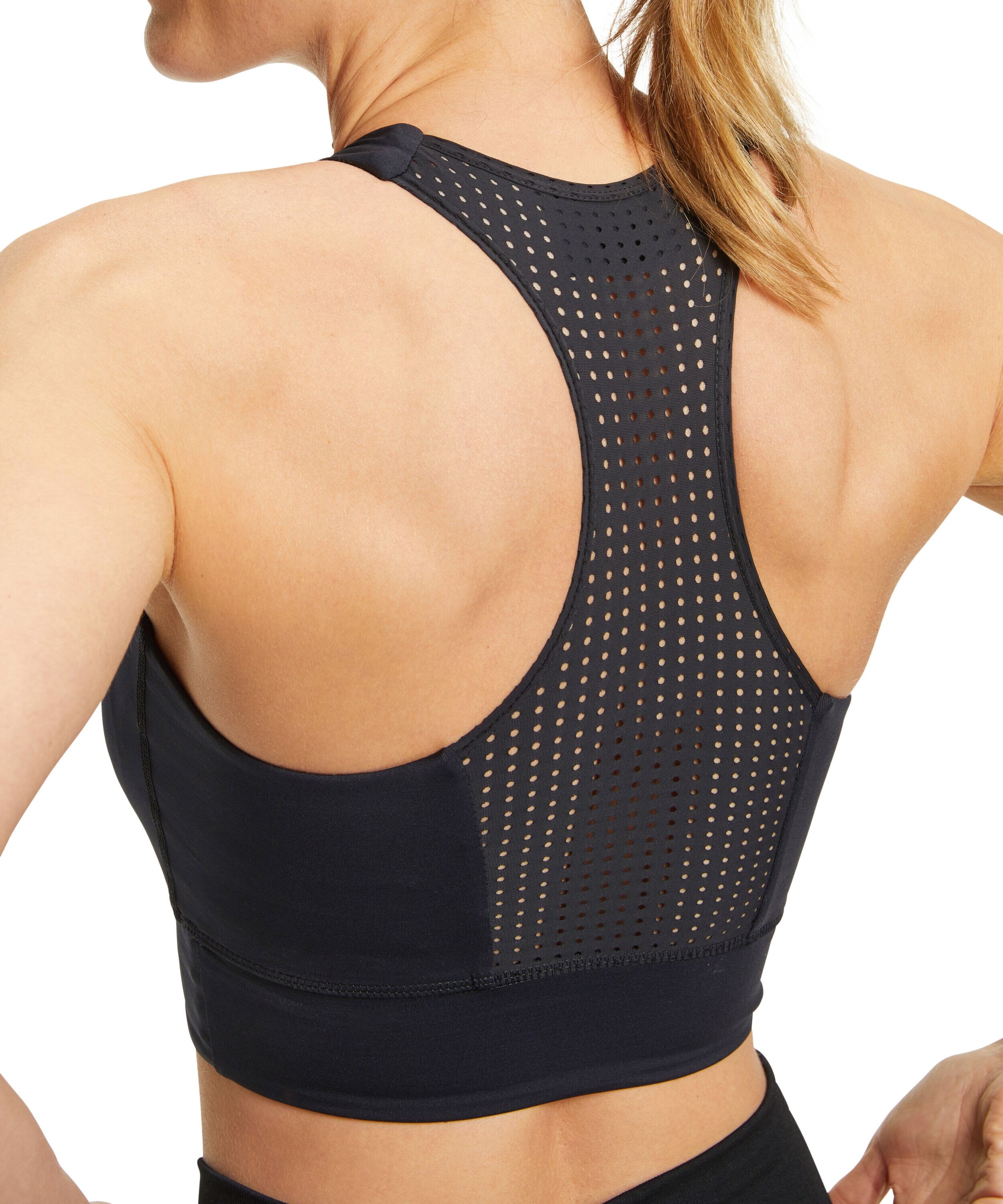 Sport-BH FALKE "FALKE Sport-BH", Damen, Gr. XS, N-Gr, schwarz (3000), BHs Sport-BH