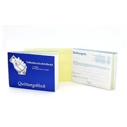 Quittungsblock selbstdurchschreibend Belege Quittungssatz Formularbuch DIN A6