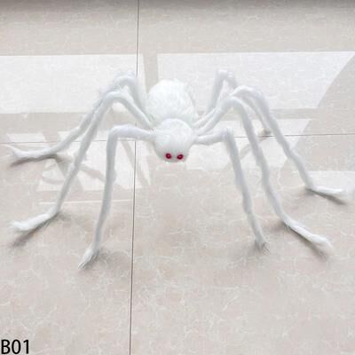 Uplift Treasures Halloween Giant Black Plush Spider Scary Hanging Decoration a
