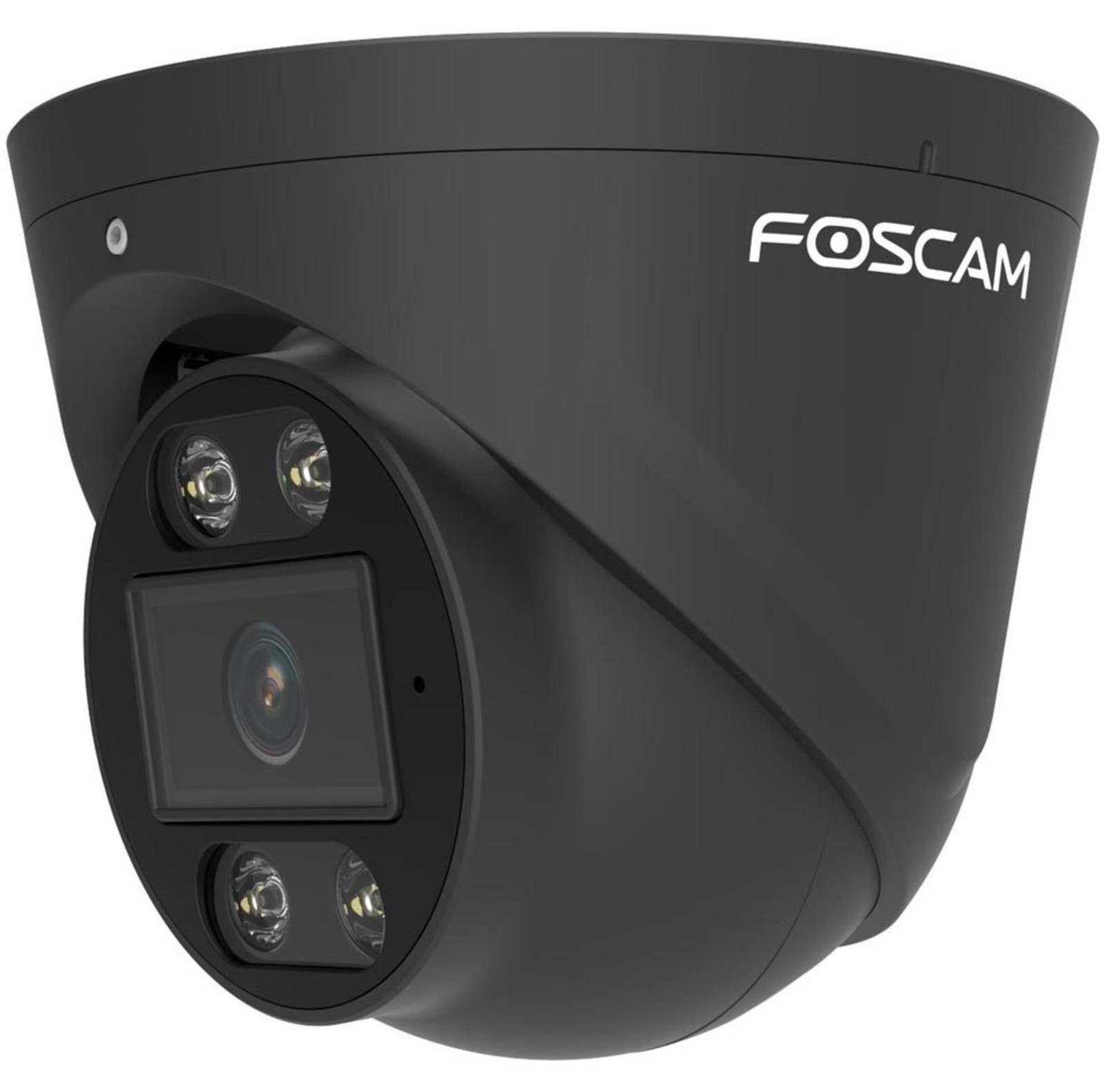 Foscam T8EP bewakingscamera, zwart, 8MP (3840x2160), PoE, met ingebouwde spotlamp en sirene
