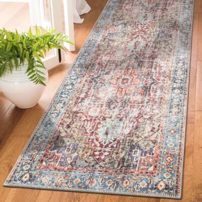 World Rug Gallery Traditional Distressed Washable Area Rug