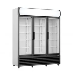 SARO Kühlschrank, 3 Glastüren + Werbetafel, GTK 1065