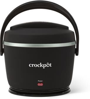 Crockpot 20-oz Lunch Crock Food Warmer Heated Lunch Box Black Licorice