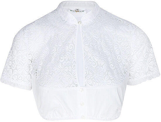 WENGER Dirndlbluse GERLINDE weiss   36 36