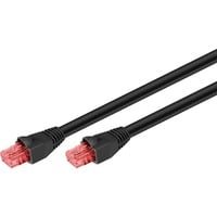 CAT.6 Outdoor-Patchkabel U/UTP schwarz, 50 Meter