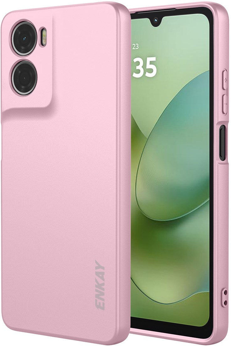 Motorola Moto G06 / G06 Power ENKAY Silikone Mobil Cover - Lyserød