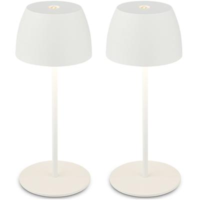 LED Außen-Tischleuchte BRILONER LEUCHTEN "SERINA MINI 7803026", weiß, Leuchten
