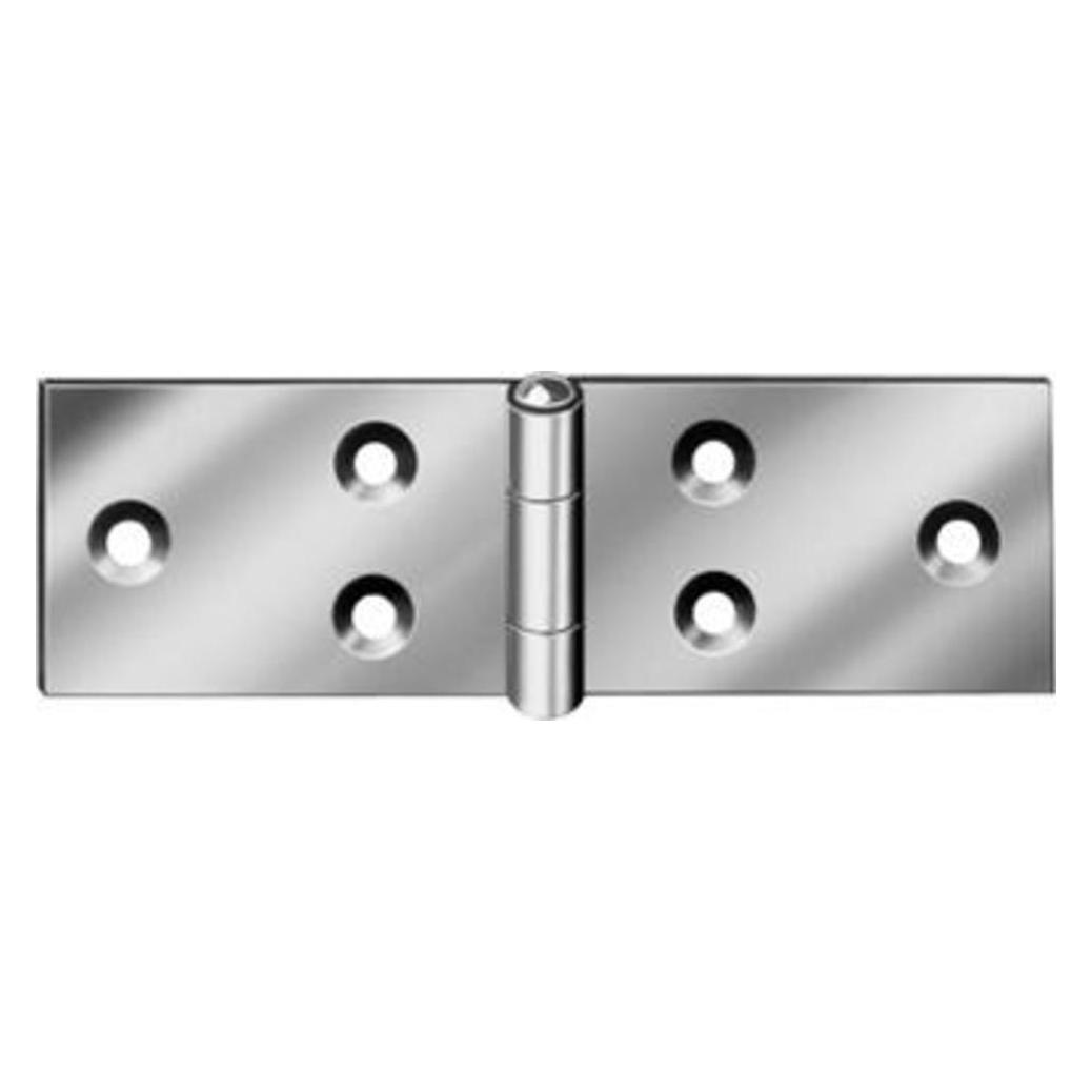 Vormann Gerolltes, breites Tischband Höhe 28 mm B.offen80 mm Stärke 1,2 mm Stahl blau verzinkt (000505080Z)