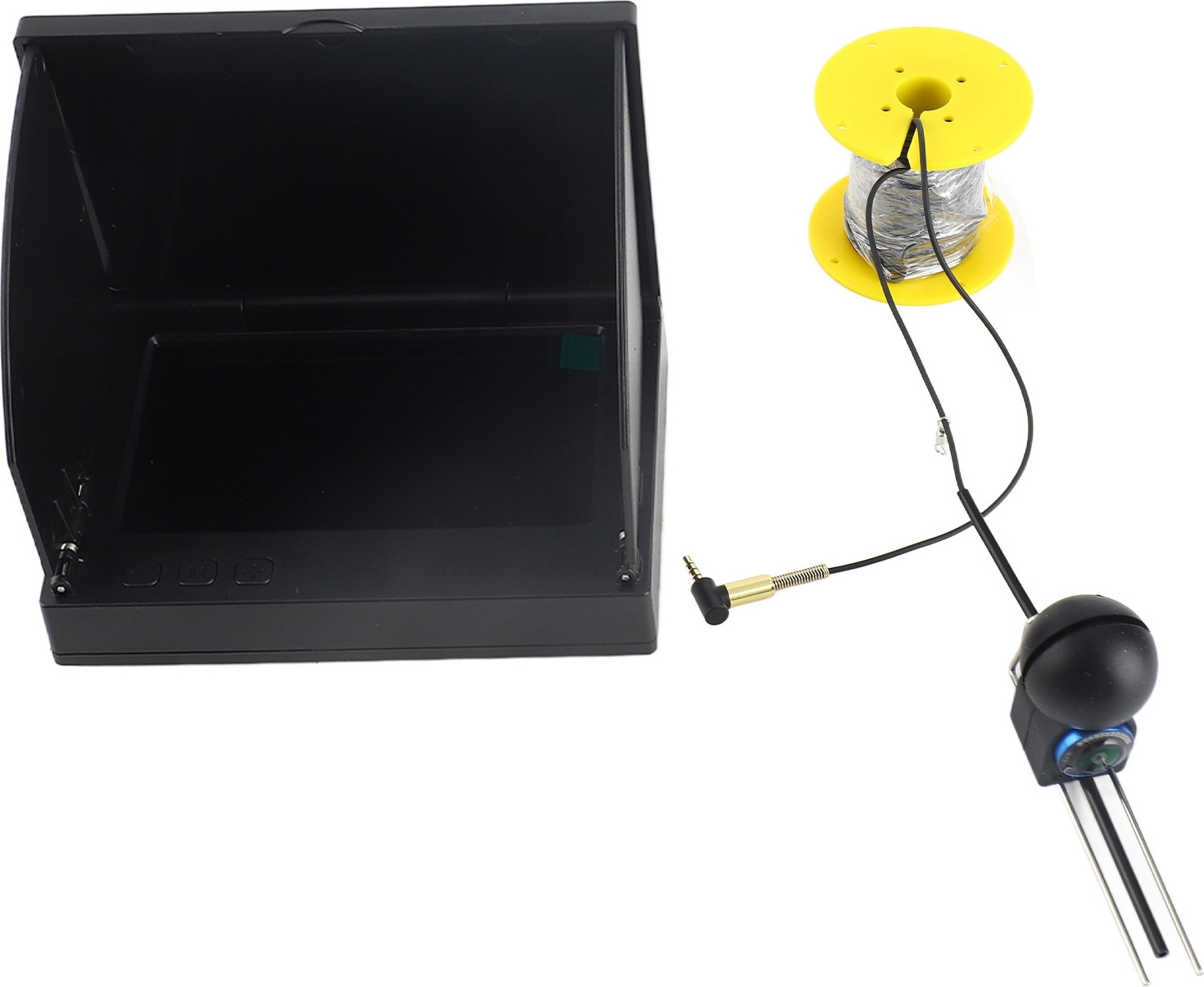 Cocosity Onderwater viscamera-set met 4,3-inch LCD-scherm en IP67 waterdichtheid