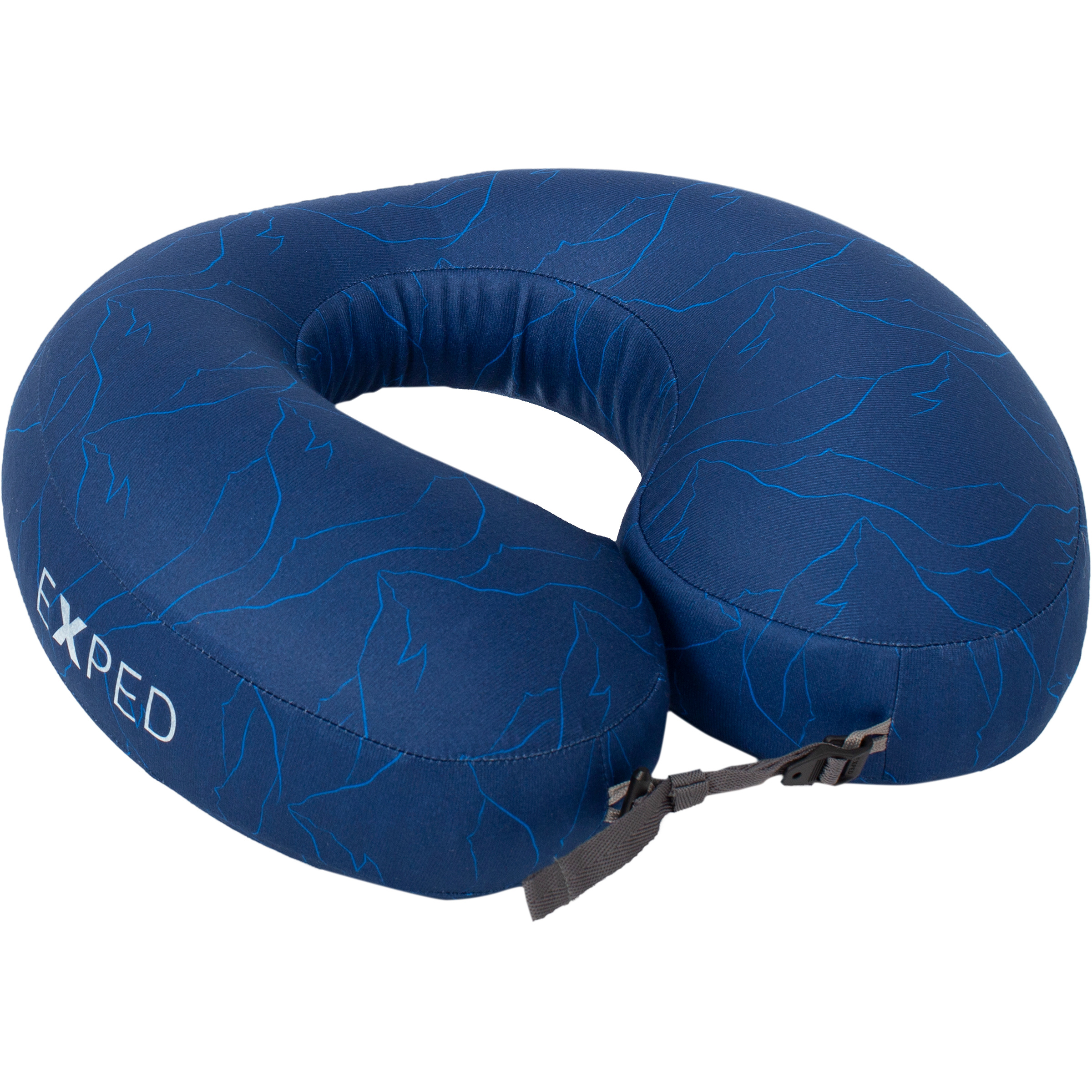 Exped NeckPillow Deluxe Reisekissen blau Reise Widerstandsfähig