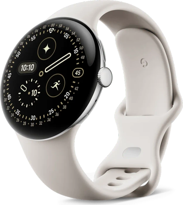 Google Pixel Watch 4 LTE 45mm Silver / Porcelain, GA10844-EU