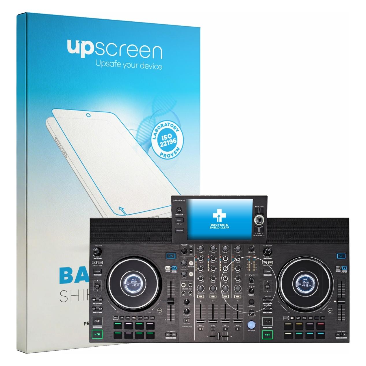 upscreen Schutzfolie für Denon DJ SC LIVE 4 (Jog) Displayschutz Displayschutzfolie Folie Klar antibakteriell (2063619)