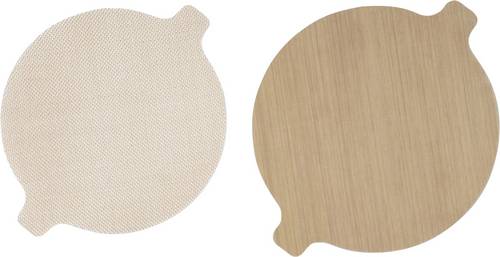 Xavax Schutzeinlage für Heißluftfritteusen, Antihaft-Matten, zuschneidbar Heißluft-Fritteuse Beige