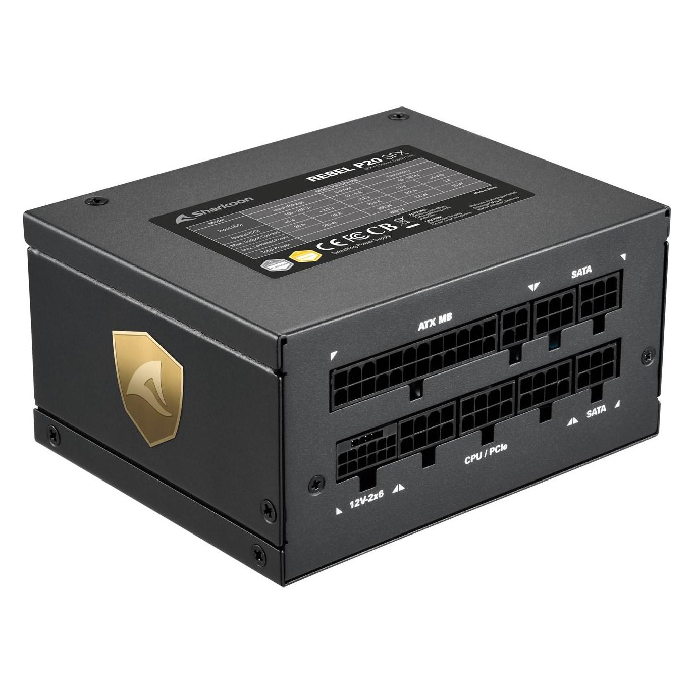 Sharkoon Rebel P20 SFX 750 (null Watt) (750 W) (4044951040650)