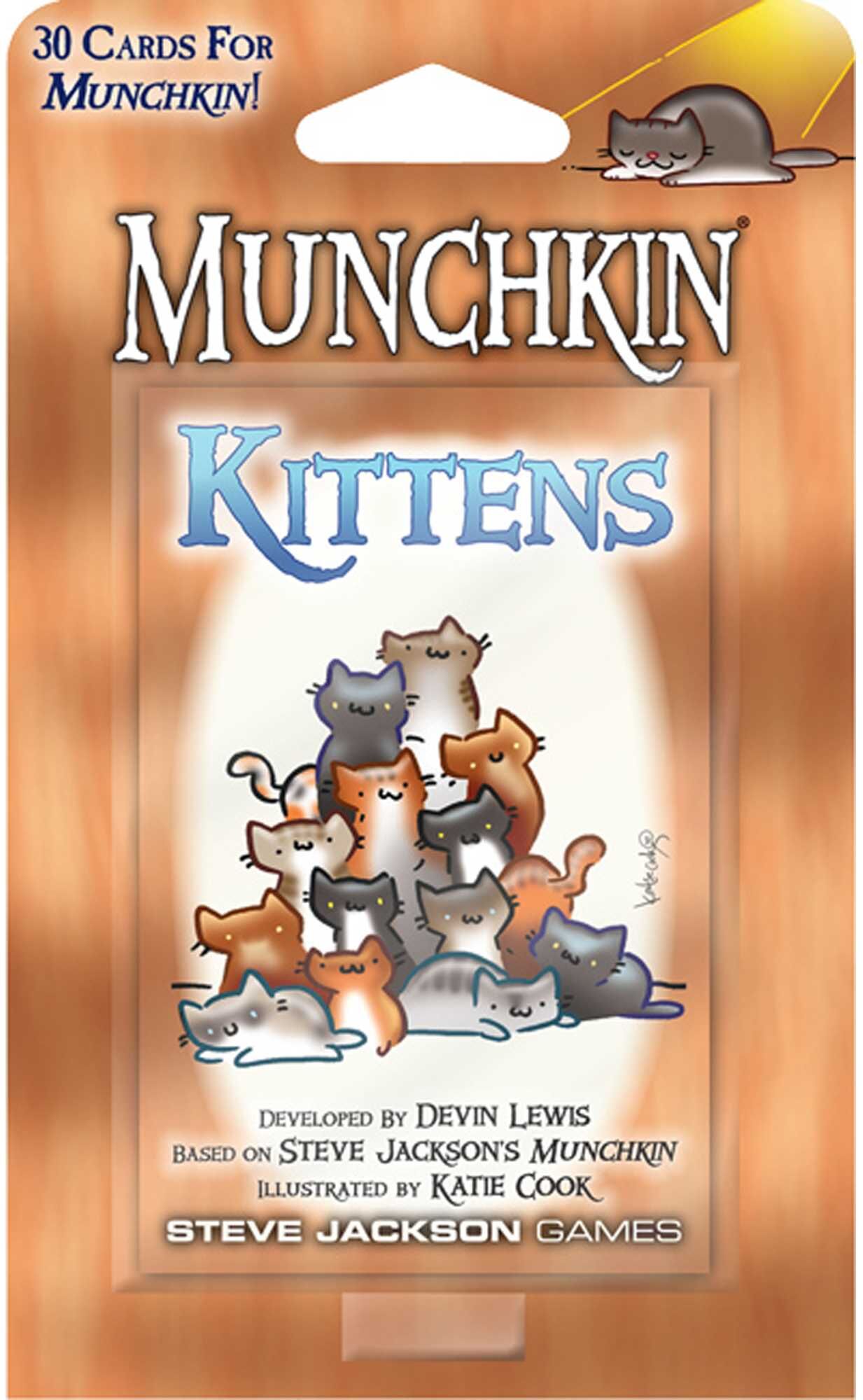 Munchkin Kittens Card Expansion - 30 Cat-Themed Cards for Munchkin Games by Steve Jackson Games, Ages 8+