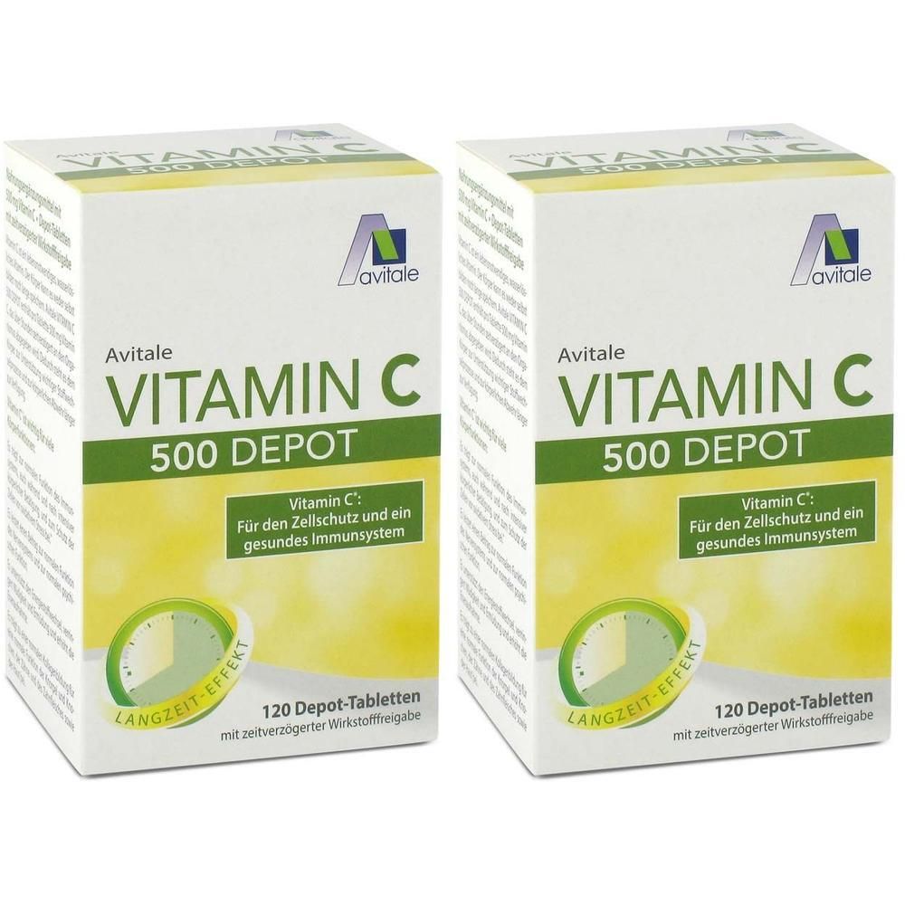 Vitamin C 500 mg Depot Tabletten x2 2x120 St