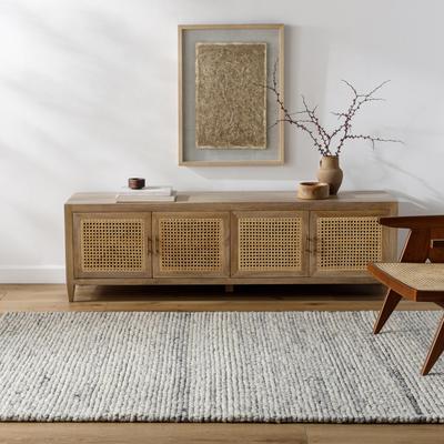 Livabliss Latrell Rustic Solid Area Rug