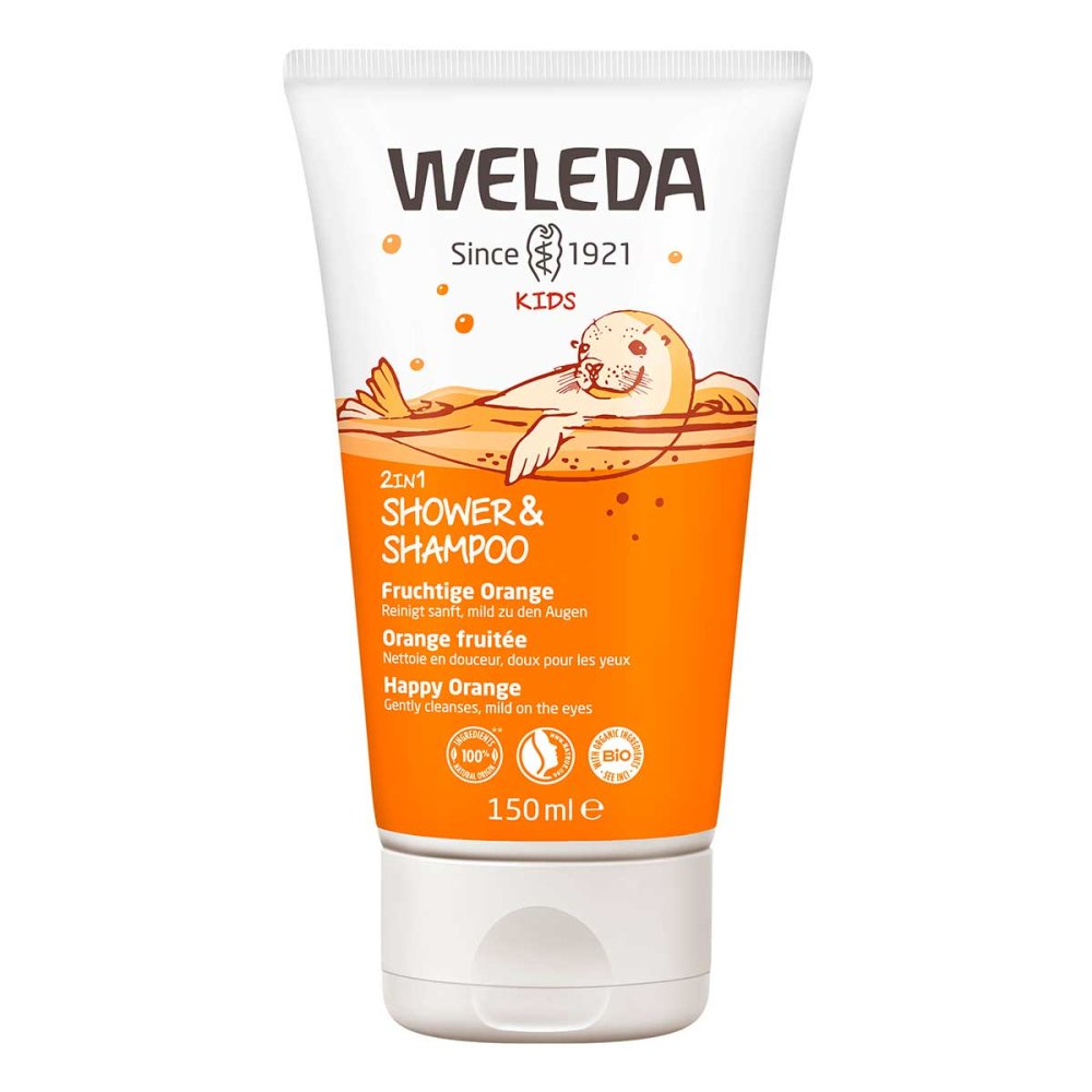 WELEDA AG Weleda Kids 2in1 Shower & Shampoo fruchtige Orange 12387381
