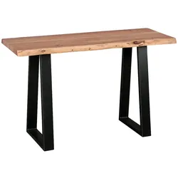 FineBuy Konsolentisch 120 x 75 x 45 cm Akazie