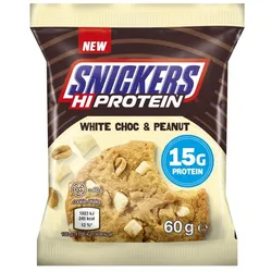 Snickers - Hi Protein Cookies White Choc Peanut - 60g