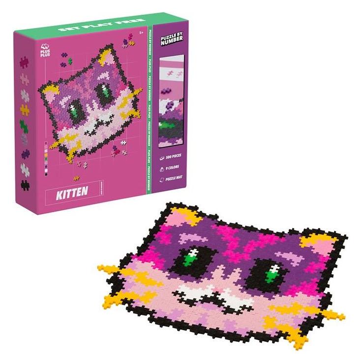 Plus-Plus 500 Kreativ Bausteine Puzzle Katze (233914)