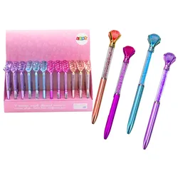 Stift mit Diamant-Diamanten, blaue Mine, 0,7 mm Mischung