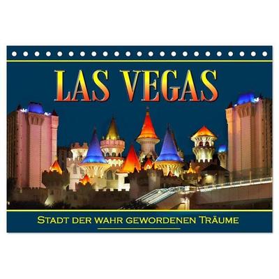 Las Vegas, Stadt der wahr gewordenen Träume (Tischkalender 2026 DIN A5 quer), CALVENDO Monatskalender