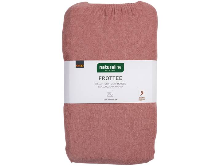 Naturaline Textil Bio Fixl. Frotte 180x200 altrosa