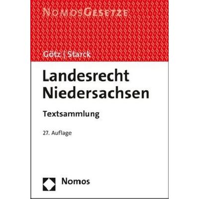Landesrecht Niedersachsen, Taschenbuch von , Nomos