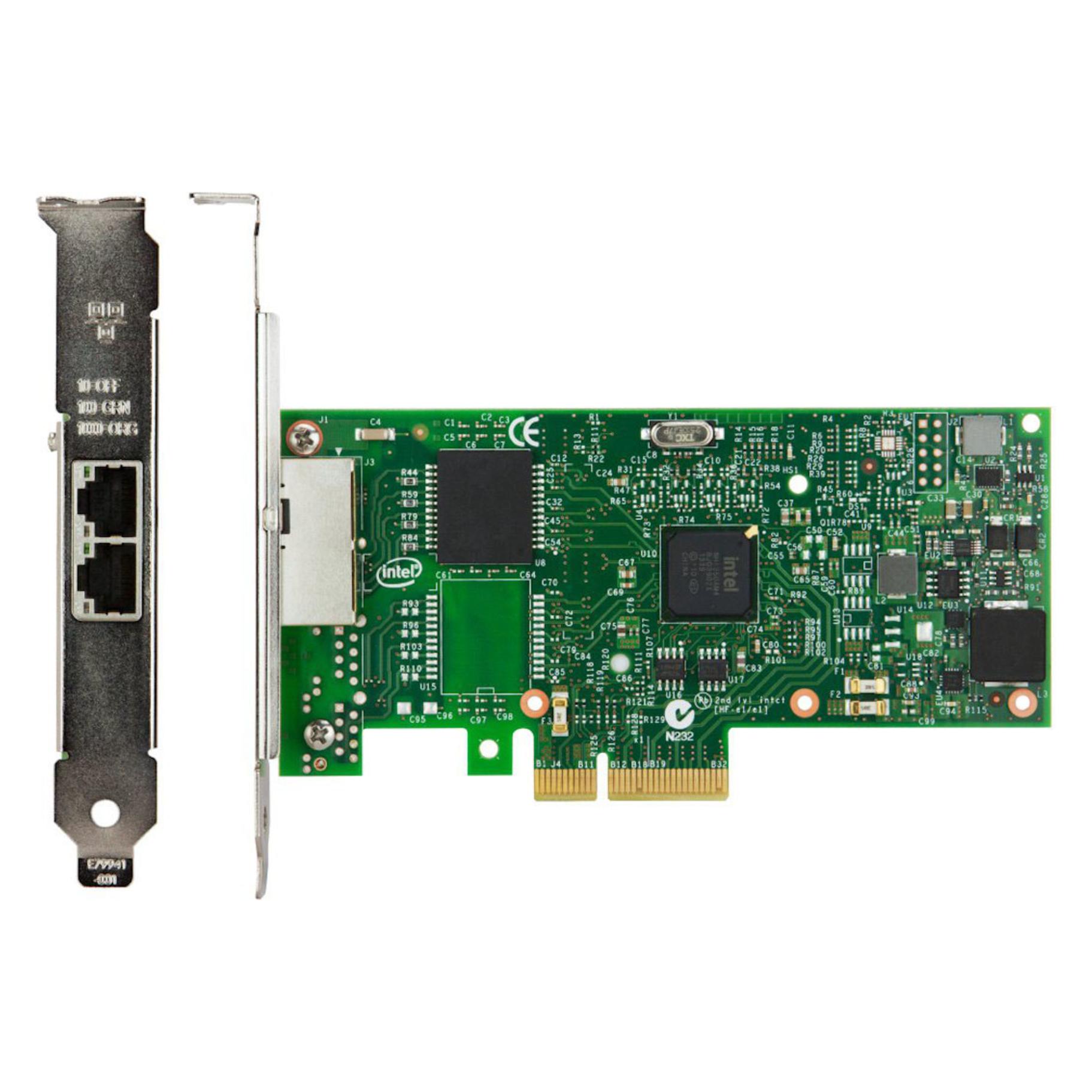 Lenovo DCG ThinkSystem Intel I350-T2 PCIe 1Gb 2-Port RJ45 Ethernet Adapter (Ethernet, RJ45) (7ZT7A00534)