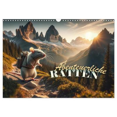 Abenteuerliche Ratten (Wandkalender 2027 DIN A3 quer), CALVENDO Monatskalender