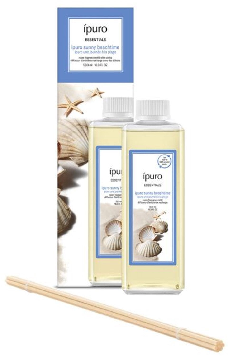 Ipuro Geurstokjes Navulling Sunny Beachtime 500 ml