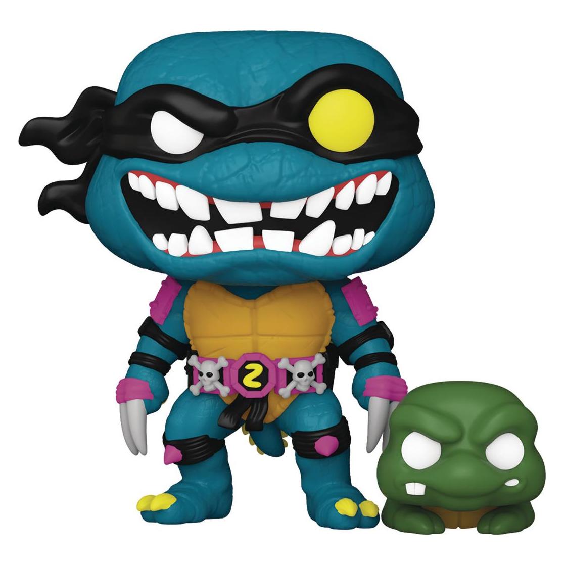 Funko Teenage Mutant Ninja Turles POP & Buddy! Movies Vinyl Figur Slash & Pre-mutated, turtle Slash 9 cm (OC78048)