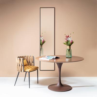 Wandspiegel KARE DESIGN "Spiegel Bella", schwarz, B:30cm H:180cm T:2,5cm, Aluminium, Glas, MDF, Spiegel, Wandspiegel