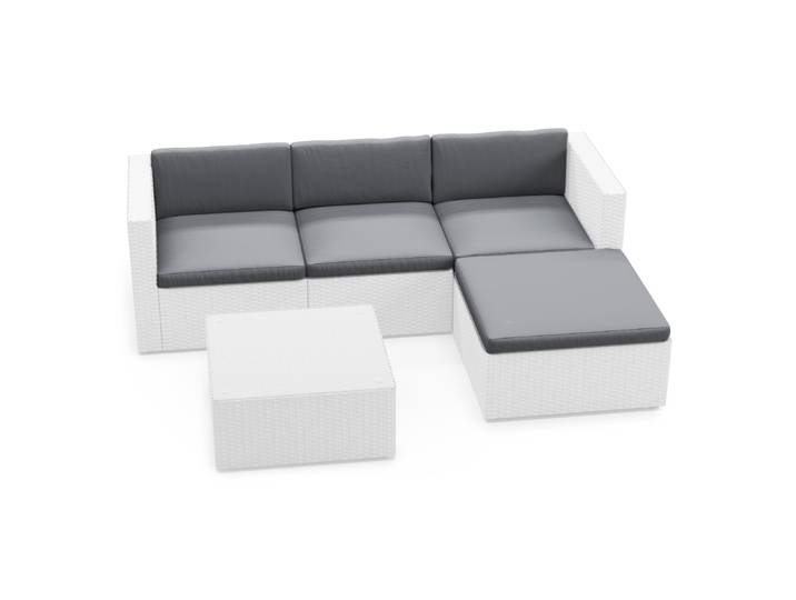 Ersatzkissen Lounge Malibu grau