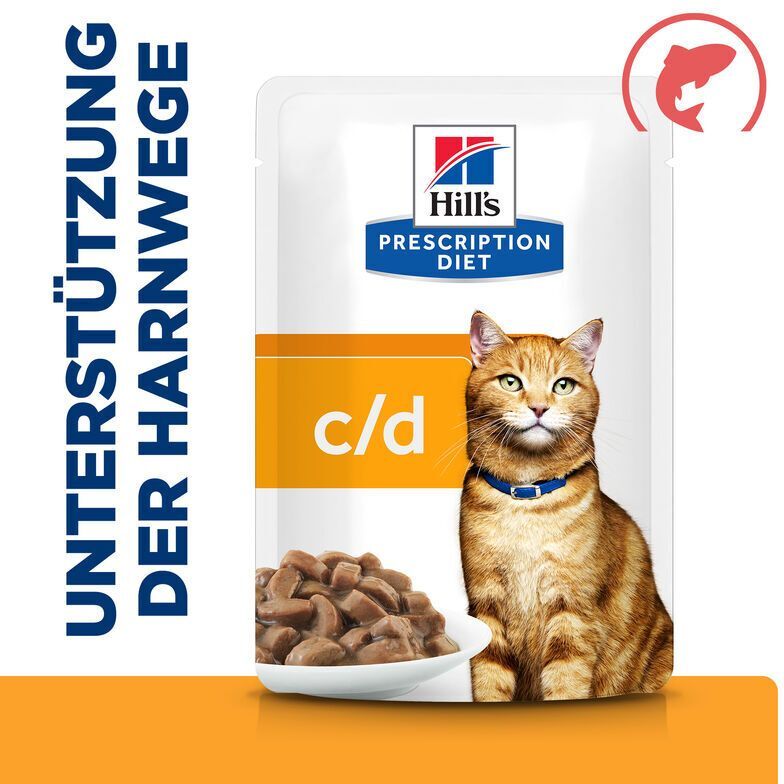 Hill's Prescription Diet Hills Presciption Diet CD Zalm 12x85 g Beutel