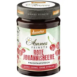 Annes Feinste rote Johannisbeere Fruchtaufstrich demeter