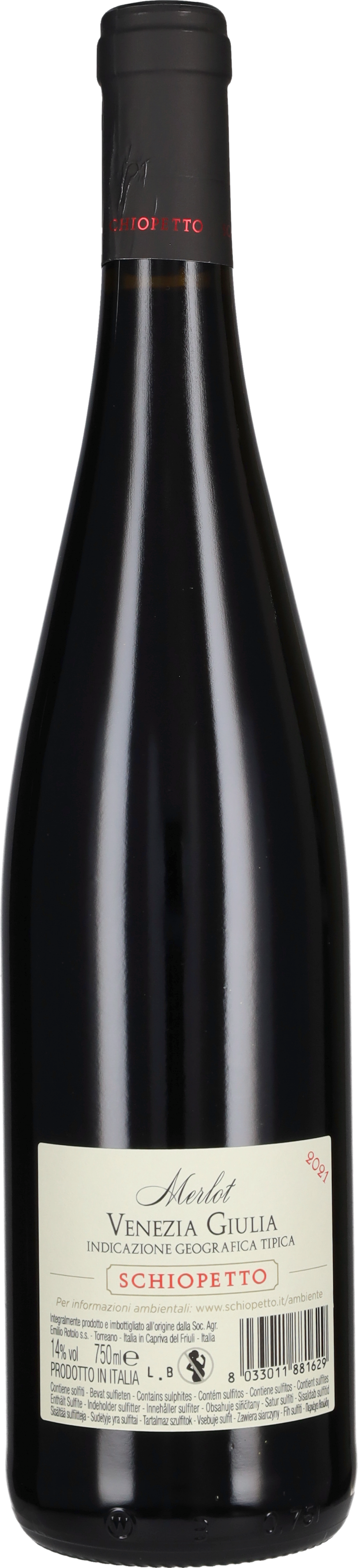 Merlot 'del Pompiere' Schiopetto 2022