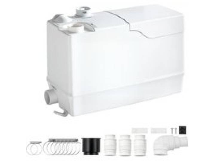 VEVOR Hebeanlage 800 W 12000 L/h Abwasserhebeanlage mit 10 m Förderhöhe, Abwasserpumpe mit 3 Einlässen zur Abwasserentsorgung in Keller Küche Spüle Dusche Badewanne und Waschküche